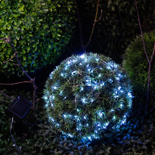 Гирлянда садовая ERASF22-17 Нить на солнечной батарее, холодный свет 21,9 м - фото 4