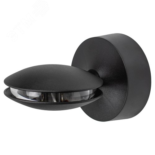 Подсветка декоративная WL44 BK светодиодная 9 Вт 3500К черный IP54 для интерьера, фасадов зданий - фото 2