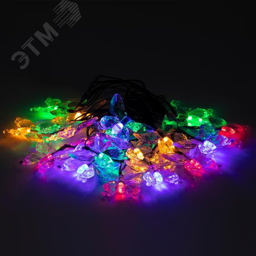 Гирлянда садовая на солнечной батарее Бабочки 20 LED 5,8 метра ERASF22-15 - фото 5