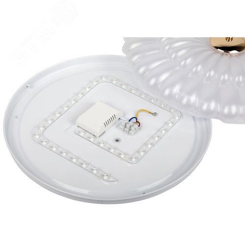 Светильник светодиодный потолочный ДПБ-48Вт 5000К SPB-6 Chester 48W WH+GD без ДУ - фото 6