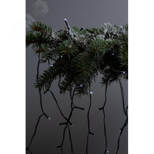 Гирлянда садовая ERASF22-29 Бахрома на солнечной батарее холодный свет 3.8х0.5 м - фото 13