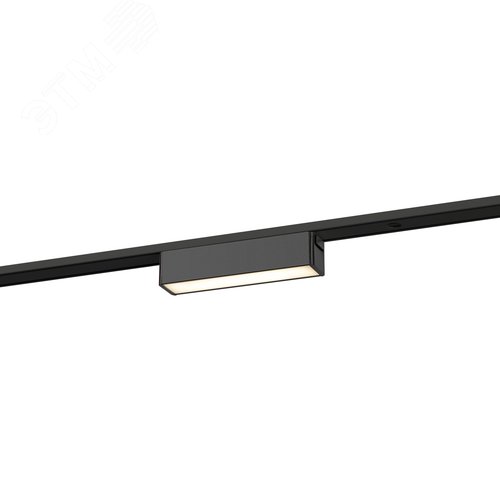 Светильник светодиодный трековый с заливающим светом для тонкой магнитной системы 6Вт 4000К черный TRM-S5-1-6W4K-BK - фото 2