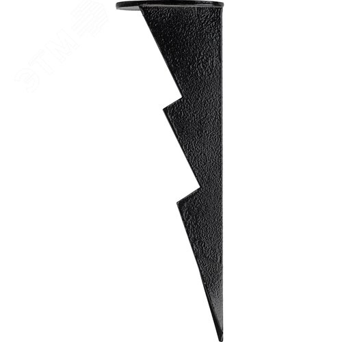 Держатель грунтовый ДГ-02 для прожекторов и ландшафтных светильников черный для крепления в грунт - фото 3