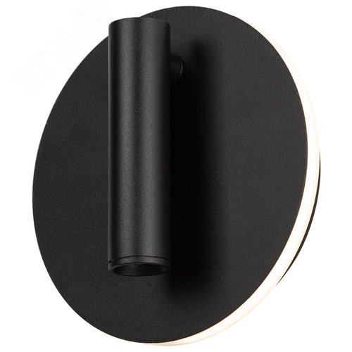 Подсветка декоративная светодиодная для интерьера черный IP20 COB 5Вт/SMD 7Вт 4000К EDGAR WL55 BK - фото 5