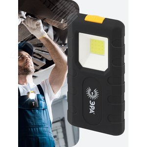 Фонарь светодиодный Рабочие Практик RB-707 на батарейках, магнит, клипса - держатель - фото 8