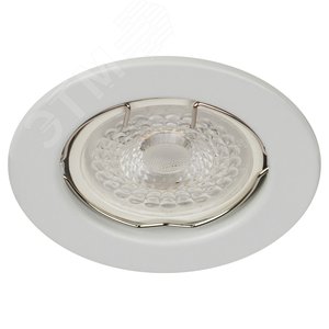 Светильник встраиваемый штампованный ST1 SWH MR16 GU5.3 белый матовый - фото 1