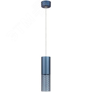 Светильник подвесной потолочный PL34 BL MR16 GU10 цилиндр синий - фото 3