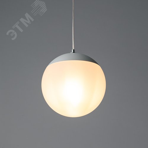 Светильник подвесной (подвес) потолочный шар белый) ADELAIDA PL35 WH G9 - фото 9