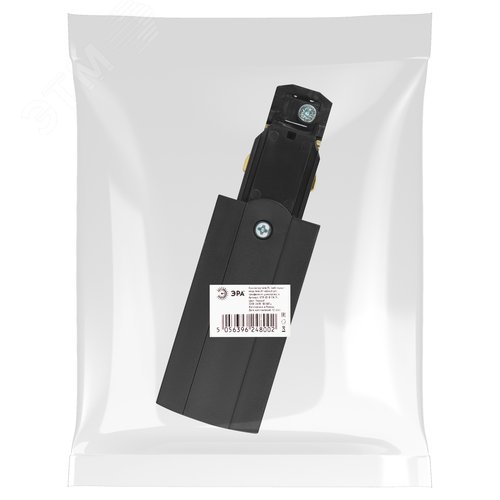 Коннектор для трехфазного шинопровода STR-30-B-CN-PL типа PL кабельный ввод левый черный - фото 5