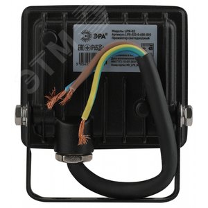 Прожектор светодиодный ДО-10 Вт 4000К 800 Лм IP65 черный 10w нейтральный 200-240В LPR-023-0-40K-010 - фото 3