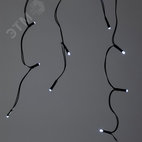 Гирлянда садовая ERASF22-29 Бахрома на солнечной батарее холодный свет 3.8х0.5 м - фото 6