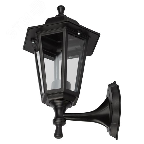 Светильник настенный НБУ 06-60-001 шестигранный черный IP44 Е27 max60Вт - фото 2