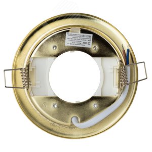Светильник встраиваемый под лампу GX53 KL35 GD /1 (к) 220V, 13W, золото - фото 7