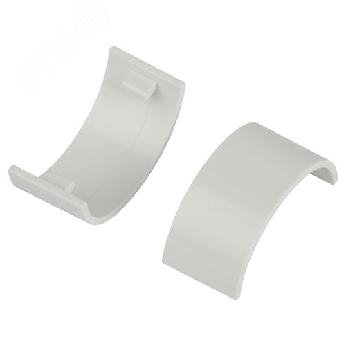 Изображение товара Соединитель C-KK-20-12-FW на стык для полукруглого кабель-канала белый 20х12мм 2шт/комплект (шт)