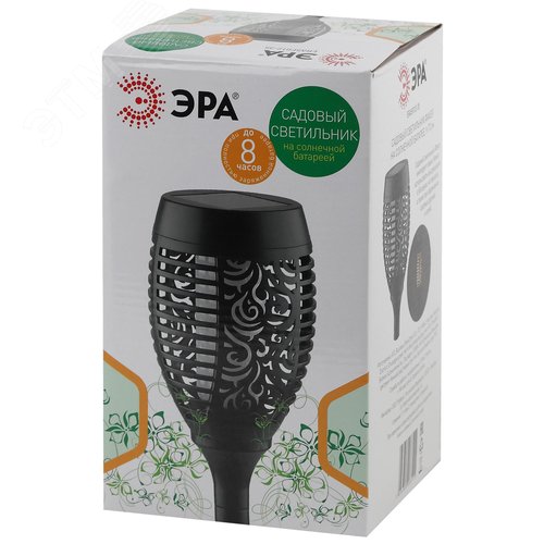 Светильник садовый Факел на солнечной батарее, 72 см ERASF012-35 - фото 7