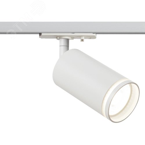Светильник трековый TR52 - GU10 WH однофазный под лампу GU10 матовый белый - фото 5