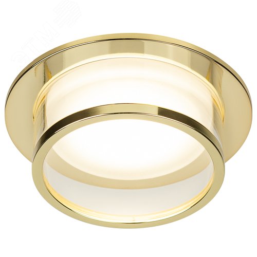 Светильник встраиваемый декоративный DK99 GD MR16 GU5.3 золото - фото 2