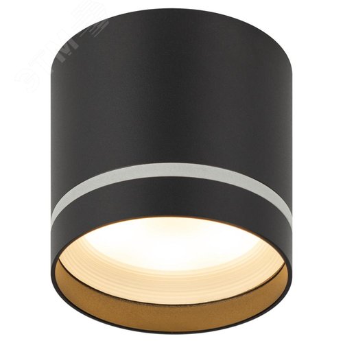 Подсветка светодиодная накладная под GX53 OL9 GX53 BK/WH алюминий цвет черный+белый - фото 2