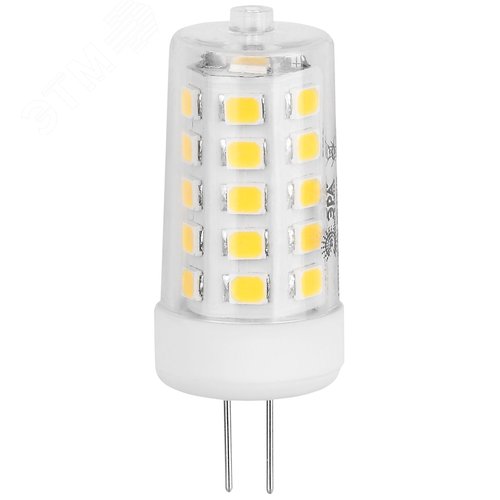 Лампа светодиодная LED 5Вт капсула холодный свет G4-JC-5W-865-12V G4 GREEN LINE - фото 1