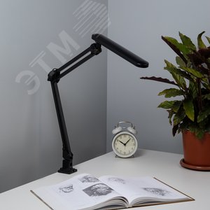 Светильник настольный светодиодный на струбцине черный NLED-441-7W-BK - фото 4