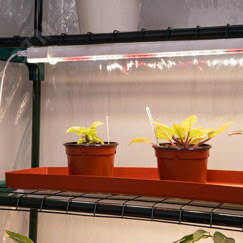 Теплица GREEN APPLE GA-House-4 со светильниками в комплекте 4 яруса 1250х690х300 мм - фото 6