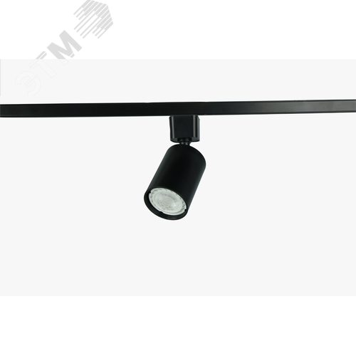 Светильник трековый однофазный набор из 4х шт. под лампу GU10, шинопровод 80 см. Черный TR70-SET4-GU10-BK - фото 3