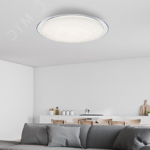 Светильник потолочный светодиодный Классик с ДУ SPB-6-70-RC Saturn 70Вт 3000-6500К с ДУ прозрачный кант - фото 3