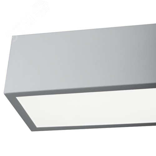 Светильник LED Geometria Igrek SPO-144-W-40K-066 66Вт 4000К 4000Лм IP40 1200х1200х80 белый подвесной драйвер внутри - фото 6