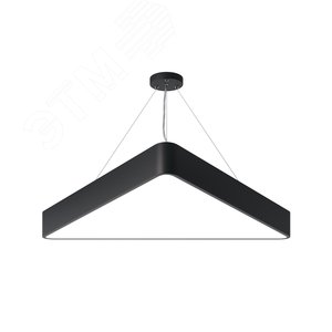 Светильник подвесной светодиодный 48Вт 3500Лм 4000К IP40 800х800х80 черный Geometria Delta SPO-152-B-40K-048 - фото 1