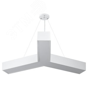 Изображение товара Светильник подвесной светодиодный 56Вт 4500Лм 4000K IP40 900х80 белый Geometria Igrek SPO-143-W-40K-056 драйвер внутри (шт)