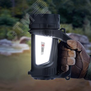 Фонарик кемпинговый водонепроницаемый, боковой свет, красный маяк, USB, powerbank, PA-702 Шмель Армия России - фото 7