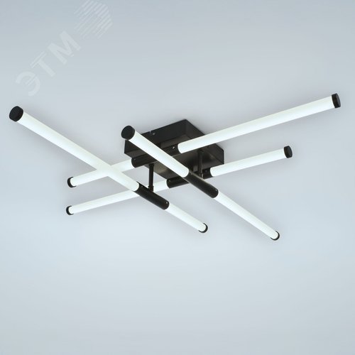 Светильник светодиодный потолочный ДПБ-72Вт 3000К/6000К Модерн Fliss CLL 1 72W RC BK с ду - фото 4