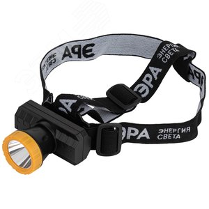 Изображение товара Фонарь налобный светодиодный 3Вт 135Лм IP40 SMD 2 режима аккумуляторный GA-802 (шт)