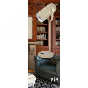 Светильник настольный N-117-Е27-40W-BG бежевый (12/48) - фото 8