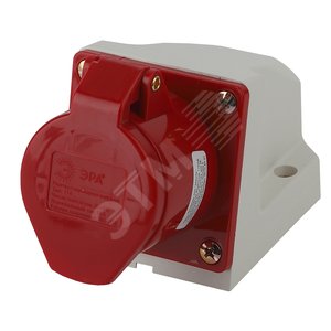 Изображение товара Розетка стационарная наружная 114 3Р+РЕ 16А 380В IP44 (10/60/960) R(OUT)-16-3P-PE-IP44 (шт)