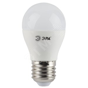 Лампа светодиодная LEDP45-5W-840-E27(диод,шар,5Вт,нейтр,E27) Б0028488 ЭРА