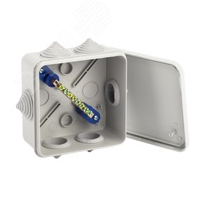 Изображение товара Коробка уравнивания потенциалов KUPR 100х100х50мм, шина 6х9, 8 групп IP55 (48/1440) (шт)