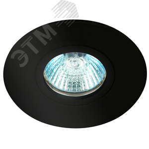 Изображение товара Светильник встраиваемый алюминиевый KL83 BK MR16/GU5.3 черный (шт)