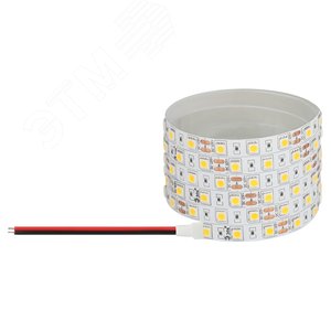 Лента светодиодная 14,4Вт/м 12В 3500К IP20 60LED/м LS5050-14,4-60-12-3500K-IP20-1 year-5m - фото 1