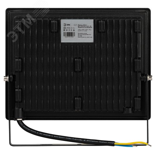 Прожектор светодиодный ДО-100 Вт 4000К 8000 Лм IP65 черный 100w нейтральный 200-240В LPR-023-0-40K-100 - фото 4