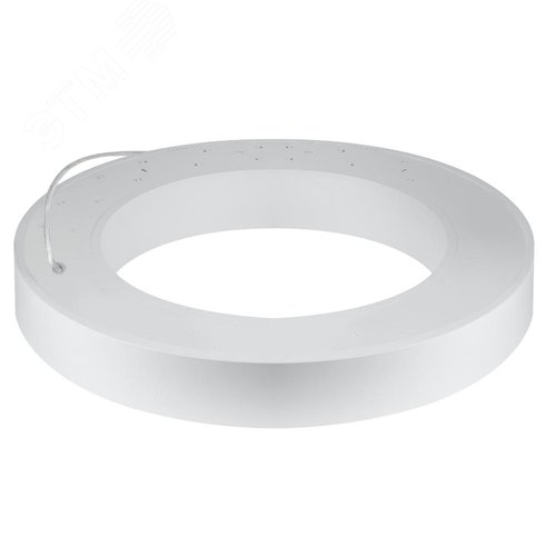 Светильник подвесной светодиодный 45Вт 3500Лм 4000K IP40 600х80 белый Geometria Ring SPO-133-W-40K-045 драйвер внутри - фото 4