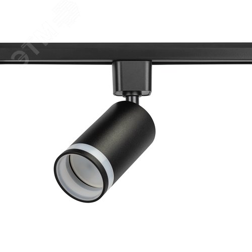 Светильник трековый однофазный TR77 - GU10 BK под лампу GU10 черный - фото 3