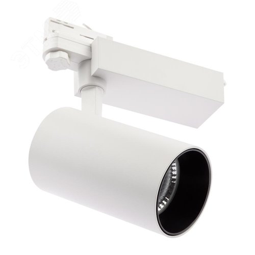 Светильник трековый трёхфазный SТR-30-36-30K-W40 узкий луч 3000K белый - фото 3
