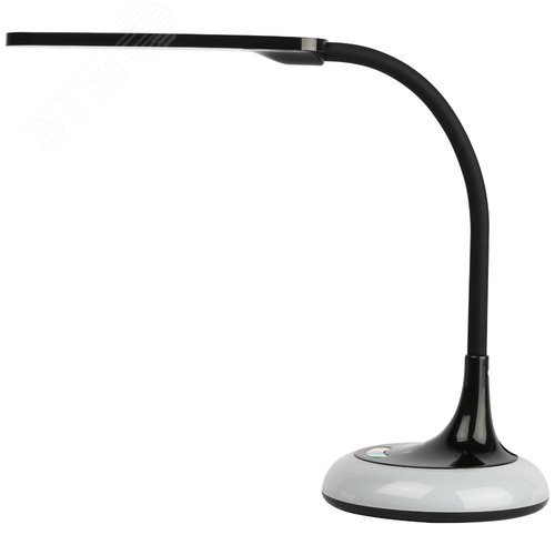 Светильник настольный NLED-481-10W-BK светодиодный с основанием черный - фото 2