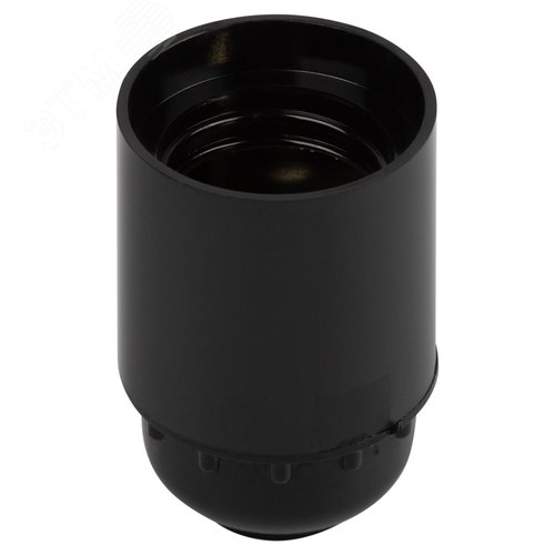 Патрон Е27 подвесной бакелит черный - фото 1