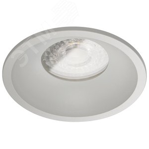 Светильник встраиваемый влагозащищенный под лампу MR16/GU5.3 (в комплект не входит) IP44 белый матовый WR4 SWH - фото 1