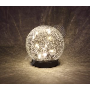 Изображение товара Светильник садовый Шар на солнечной батарее, 15 LED 15 см ERASF012-24 (шт)