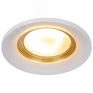 Светильник встраиваемый алюминиевый KL107 WH/GD MR16 GU5.3 белый золото - фото 6