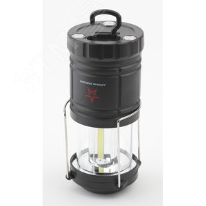 Фонарик светильник подвесной на батарейках 3хАА, с ручкой, крючком, магнитный, складной, 3 COB KB-502 Заря - фото 5