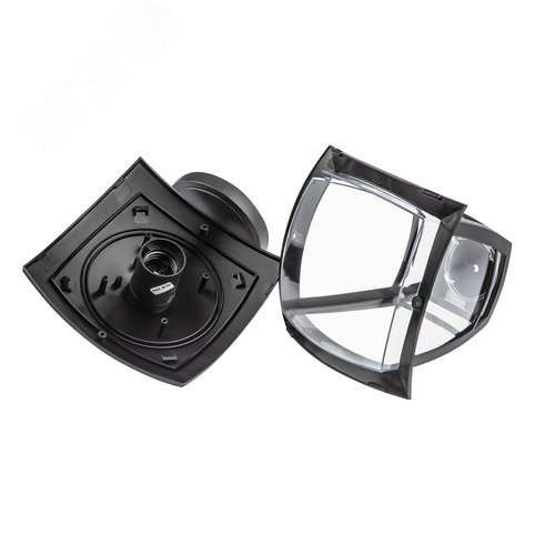 Светильник садово-парковый НБУ 07-40-002 Дели 2 черный 4 гранный настенный IP44 Е27 max 60 Вт - фото 9